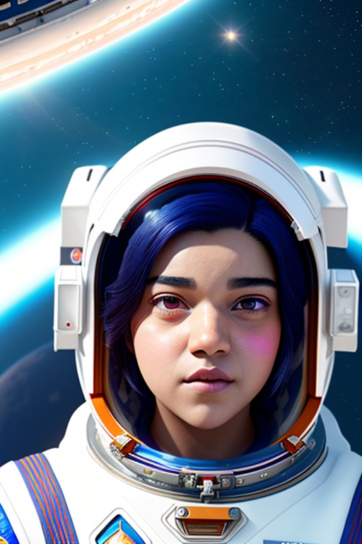 05199-1559176590-waist up portrait photo of (imanvellani-sd-v1-1000_1.1), masterpiece, a woman as (an astronaut in a white spacesuit floating in.png